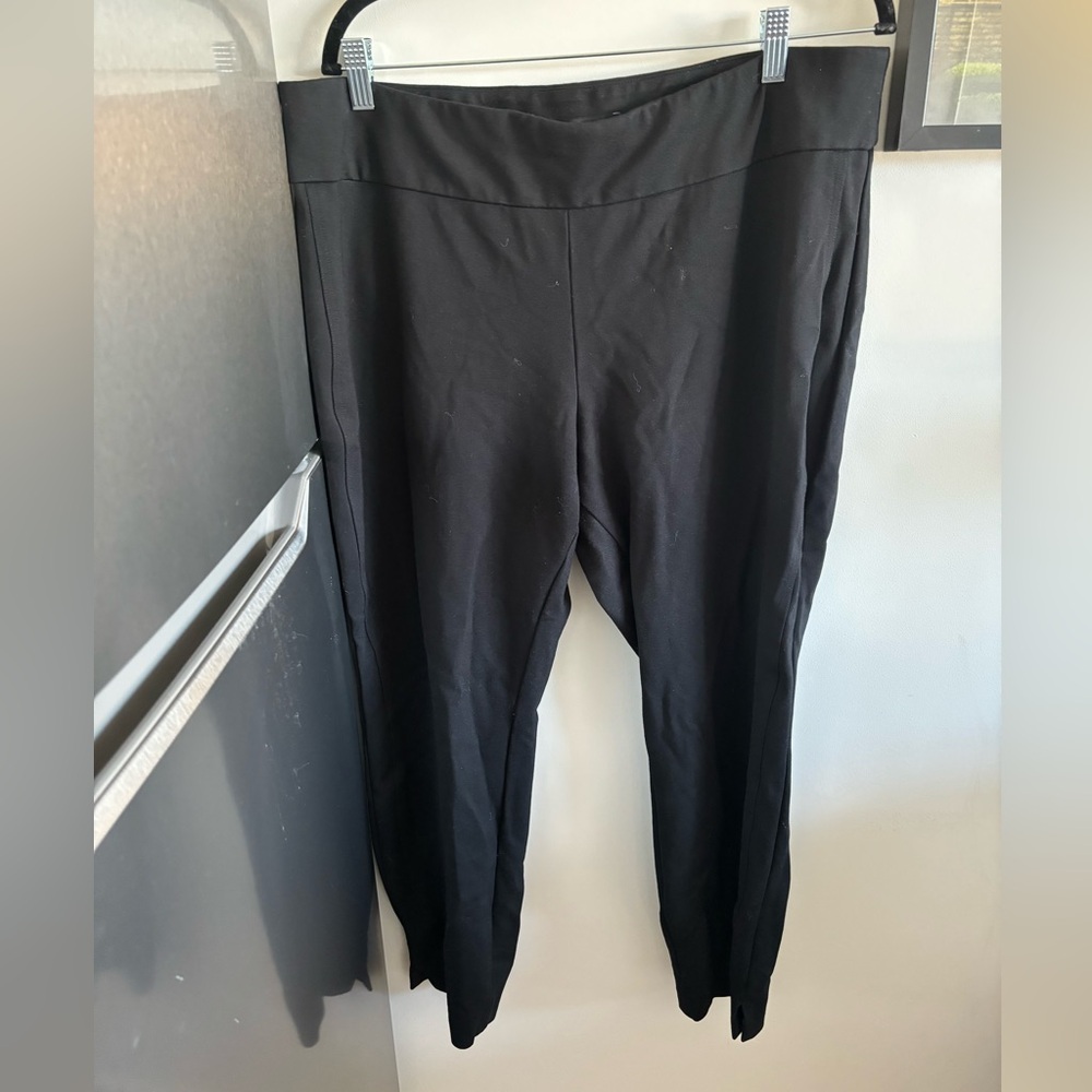 Express Split Hem Pull On Ankle Dress Pants